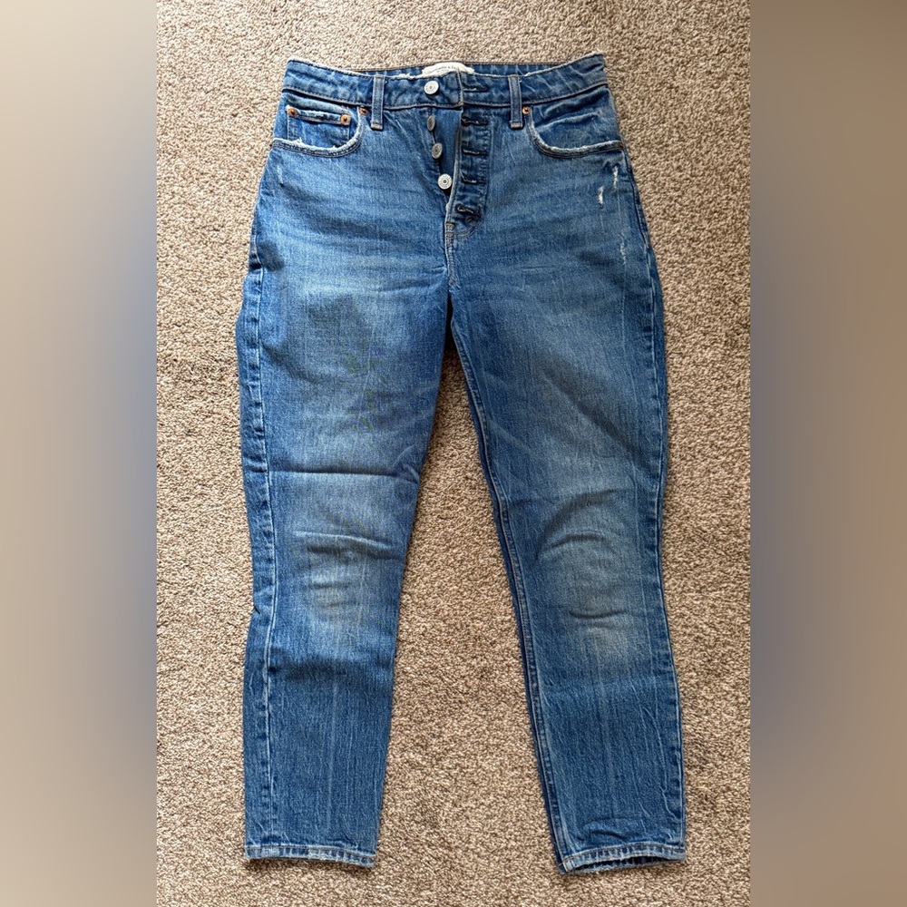 Abercrombie & Fitch the skinny high rise curve love jeans